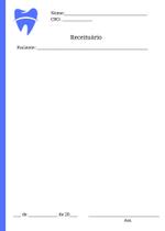 Receituário Odontológico - 2 Blocos (100 folhas) - Impressões Papaléguas