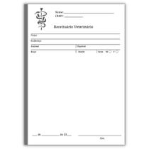Receituário Veterinário - 10 Blocos (500 folhas)
