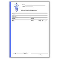 Receituário Veterinário - 2 Blocos (100 folhas) - Impressões Papaléguas