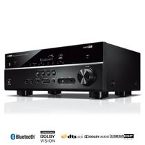 Receiver 5.1ch Yamaha RX-V385 Bluetooth YPAO 4K UltraHD 3D HDR10 Bivolt