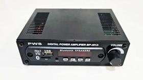 Receiver Ambiente Bluetooth Usb Sd Fm Pws Mp-401a 100w Rms