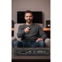 Receiver Amplificador 400W Bluetooth Aux USB Micro SD Receiver Amplificador 400W Bluetooth Aux USB Micro SD