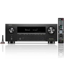 Receiver Denon AVR-X3800H 9.4ch WiFi Bluetooth 105W AV 8K Áudio 3D com HEOS integrado e Dolby Atmos