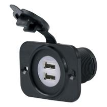 Receptáculo de carregador USB Marinco 12VDUSB 12-24V 5V 2.1A Receptáculo de carregador USB Marinco 12VDUSB 12-24V 5V 2.1A