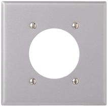 Receptáculo de dispositivo Leviton 2-Gang Flush Mount Alumínio