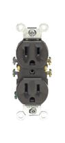 Receptáculo Duplex Leviton S00-05320-00S 125V 15A Marrom Receptáculo Duplex Leviton S00-05320-00S 125V 15A Marrom