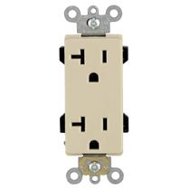 Receptáculo duplex Leviton S01-16352-0IS Ivory Decora Receptáculo duplex Leviton S01-16352-0IS Ivory Decora