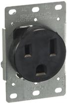 Receptáculo embutido Leviton de 50 A 250V 5374-S00 Receptáculo embutido Leviton de 50 A 250V 5374-S00