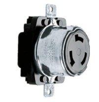 Receptáculo Hubbell HBL63CM69 Único 50A/250V com base termofixa