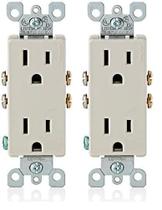 Receptáculo Leviton 5325-T 15A 125V Decora Duplex Grounding