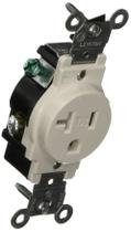 Receptáculo Leviton T5020-W 20A 125V NEMA 5-20R Branco