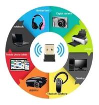 Receptor Adaptador Bluetooth Mini 5.0 Pc Headset Original Nf