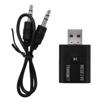 Receptor Adaptador Bluetooth Usb P2 Audio Stereo Musica Som Carro Android Conexão Estável -
