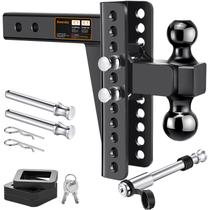 Receptor ajustável Trailer Hitch Koerdo de 2,5 polegadas, queda de 8 polegadas