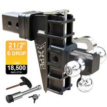 Receptor ajustável Trailer Hitch XPE de 2,5 polegadas 18500 libras
