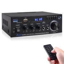 Receptor Amplificador Áudio Estéreo 300Wx2 com Bluetooth 5.0