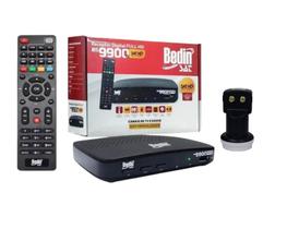 Receptor antena Parabólica Tv digital Banda Ku s/mensalidade + LNB Duplo