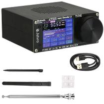 Receptor Bluetooth FM SW SSB MW LW Com Tela LCD Sensível Ao Toque De 2,4 Polegadas, Decodificador