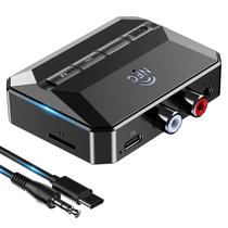 Receptor Bluetooth KAIY para estéreo doméstico com suporte para NFC e USB Receptor Bluetooth KAIY para estéreo doméstico com suporte para NFC e USB