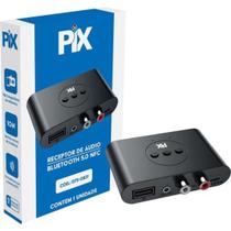Receptor de Áudio Bluetooth 5.0 NFC Pix Receptor de Áudio Bluetooth 5.0 NFC Pix