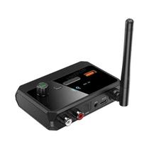 Receptor de Áudio Bluetooth 5.3 - Adaptador Sem Fio com USB, RCA, 3.5mm e Óptico