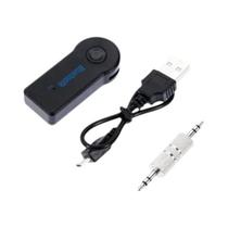 Receptor De Áudio Bluetooth Estéreo 35mm Adaptador AUX MP3 Transmissor De Carro Alto-falante Sem Fio