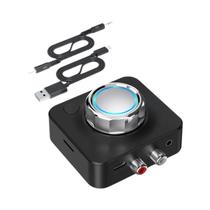 Receptor De Áudio Sem Fio Bluetooth 5.0 Adaptador De Música Estéreo 3D Cartão TF RCA Jack AUX De