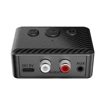Receptor De Áudio Sem Fio Bluetooth 5.4 Adaptador De Música Estéreo 3.5mm AUX RCA USB Para PC TV