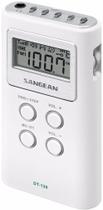 Receptor de Bolso Sangean DT-120 AM/FM Estéreo PLL Branco