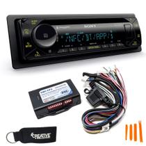 Receptor de CD Sony MEX-N5300BT Bluetooth com controle de volante