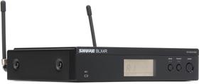 Receptor de montagem em rack Shure BLX4R para sistemas sem fio BLX Receptor de montagem em rack Shure BLX4R para sistemas sem fio BLX