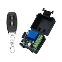 Receptor De Relé RF 12V 1CH 433Mhz Controle Remoto Interruptor Sem Fio Para Fechadura