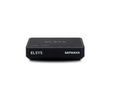 Receptor de TV Via Satelite ELSYS Sathd Satmax 6, Full HD, USB e HDMI, Preto - ETRS72