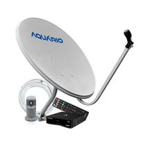 Receptor dig.+antena banda ku 60cm aquar