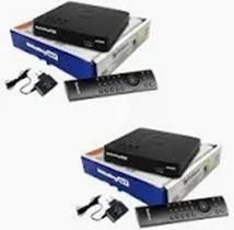 Receptor digital century midia box b7 kit com 02 aparelhos