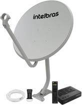 Receptor Digital de TV Via Satélite SAT 800 Preto Intelbras