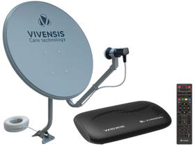 Receptor Digital Multimídia Vivensis Vx10 + Antena