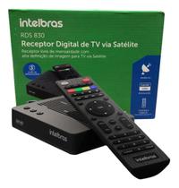 Receptor Digital Tv Via Satelite Intelbras Rds 830 Ckd Alta Definição