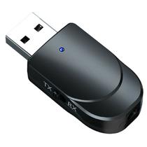 Receptor e Transmissor de Áudio Bluetooth 5.0 3 em 1 - Adaptador USB 3.5mm para TV