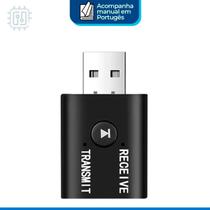 Receptor e Transmissor de Áudio Bluetooth 5.0 - Transmitir Áudio da Tv para Fone de Ouvido Bluetooth Receptor e Transmissor de Áudio Bluetooth 5.0 - Transmitir Áudio da Tv para Fone de Ouvido Bluetooth