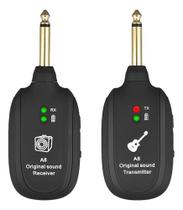 Receptor E Transmissor Sem Fio Smart Uhf Sm-24 P10 2,4 Ghz Preto