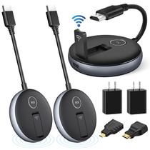 Receptor HDMI sem fio POFAN G91 com 1 transmissor e 2 receptores