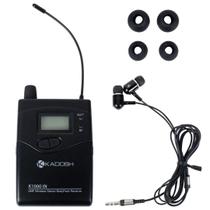 Receptor Kadosh K-1000IN Bodypack Monitor In Ear Com Fone Freq. 584-608Mhz