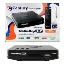 Receptor Midiabox B7 Century Compativel 5g Banda Ku E Sathd