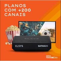 Receptor Nova Parabólica, Elsys Satmax 6, Canais HD Sem Mensalidade Receptor Nova Parabólica, Elsys Satmax 6, Canais HD Sem Mensalidade