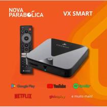 Receptor Nova Parabólica, VX Smart Android TV, Canais HD Sem Mensalidade Receptor Nova Parabólica, VX Smart Android TV, Canais HD Sem Mensalidade