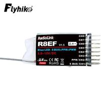 Receptor RC De 8 Canais 2.4Ghz Radiolink R8EF Suporta S-Bus PPM PWM Para Transmissor RC T8FB T8S Receptor RC De 8 Canais 2.4Ghz Radiolink R8EF Suporta S-Bus PPM PWM Para Transmissor RC T8FB T8S