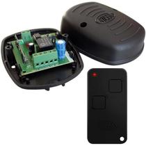 Receptor Rossi Rx 1024 Hcs 433mhz + Controle 2 Canais Preto