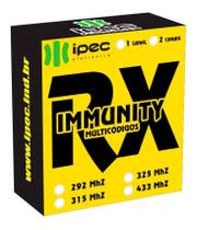 Receptor Rx Immunity Mono Ipec Para Controle Portão 433 Mhz