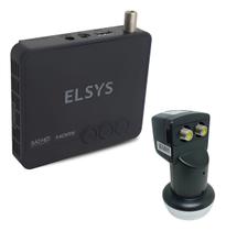 Receptor Satmax 6 Elsys C/ Lnbf Duplo Preto Bivolt Receptor Satmax 6 Elsys C/ Lnbf Duplo Preto Bivolt